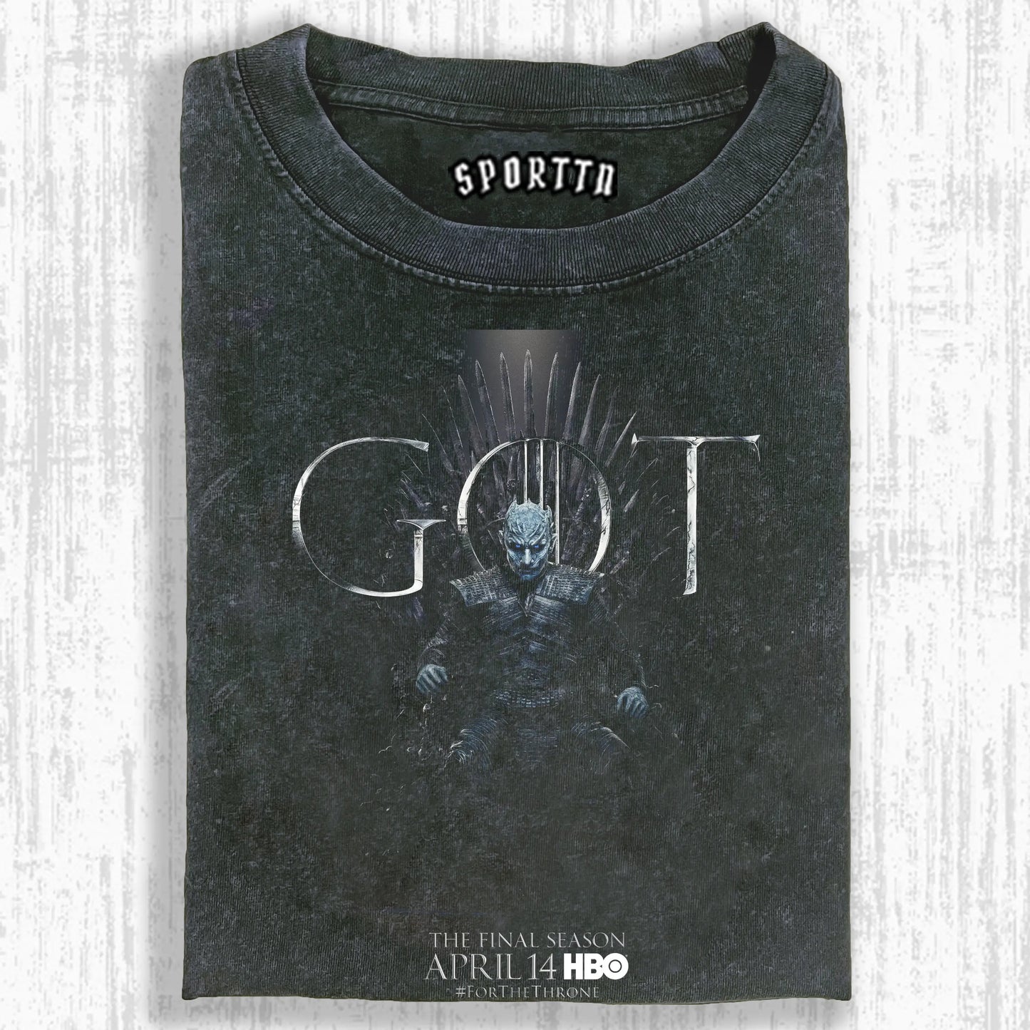 WASHED COTTON GAME OF THRONES T-SHIRT