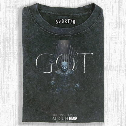 WASHED COTTON GAME OF THRONES T-SHIRT