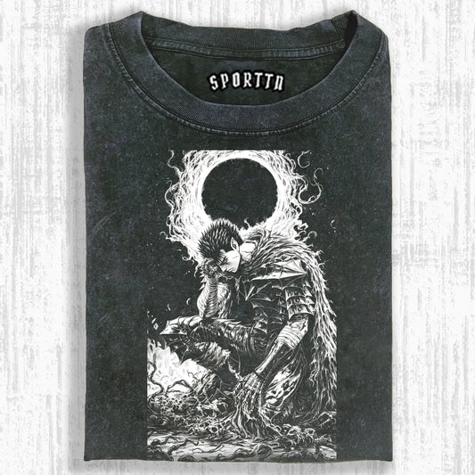 WASHED COTTON BERSERK T-SHIRT