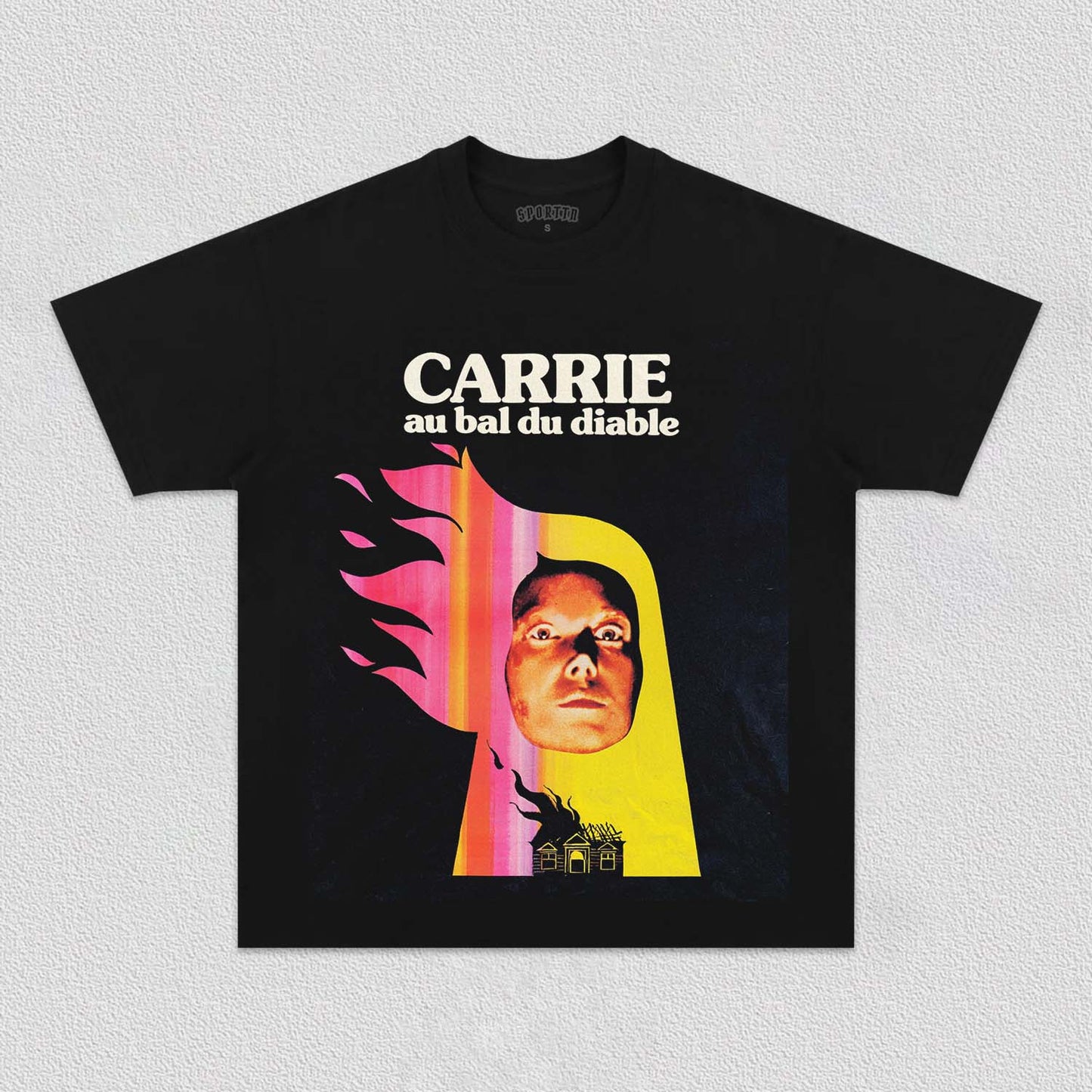 AWESOME 70s FRENCH 'CARRIE'  T-SHIRT