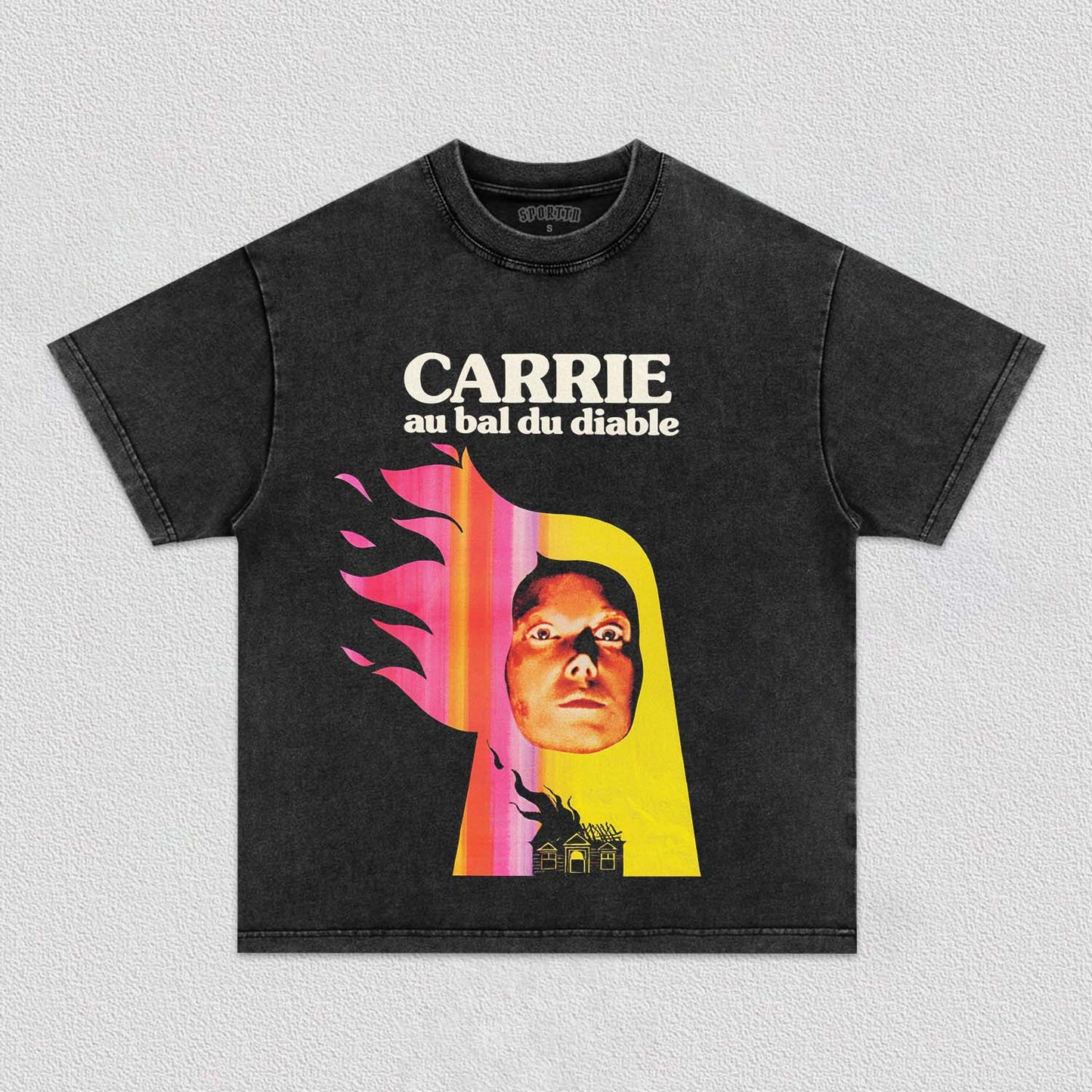 AWESOME 70s FRENCH 'CARRIE'  T-SHIRT