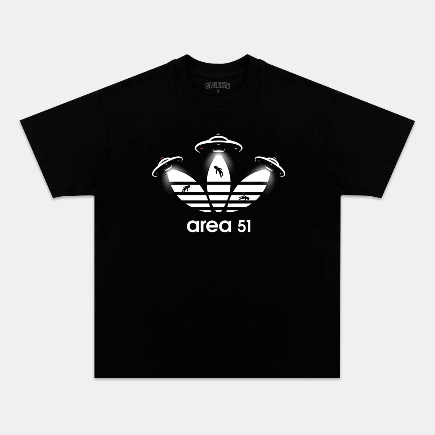 ALIEN CODE ON THE TREFOIL TEE 