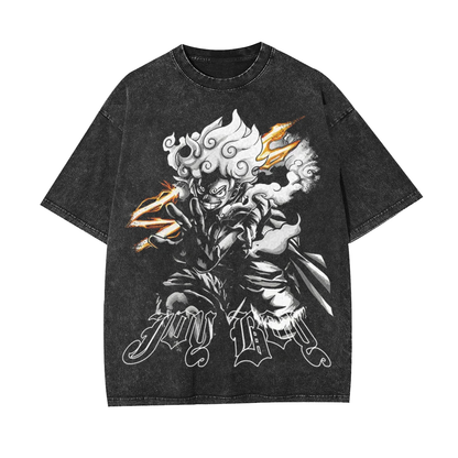 ANIME OVERSIZED TEE 丨ONE PIECE-[FRONT]