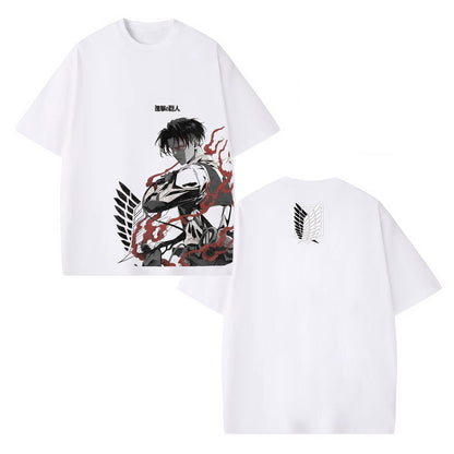 Attack on Titan Unisex Anime Inspired Vintage T-Shirt-[DS]