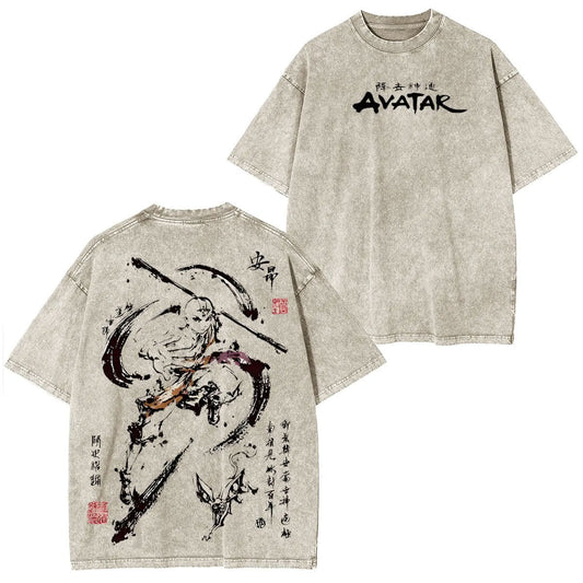 AVATAR THE LAST AIRBENDER UNISEX ANIME OVERSIZED TEE-[DS]