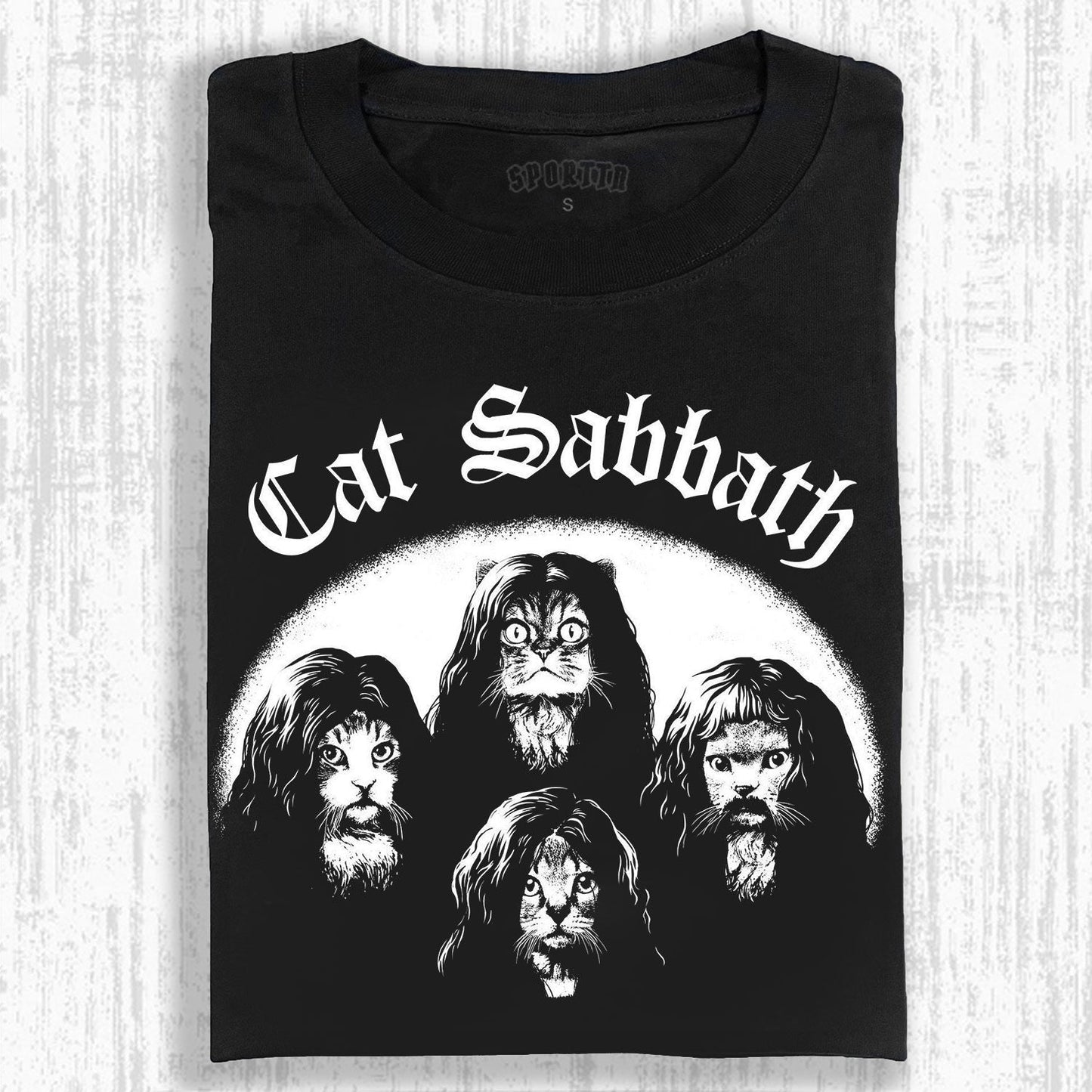 BLACK SABBATH FELINE TWIST ON LEGENDARY BAND TEE