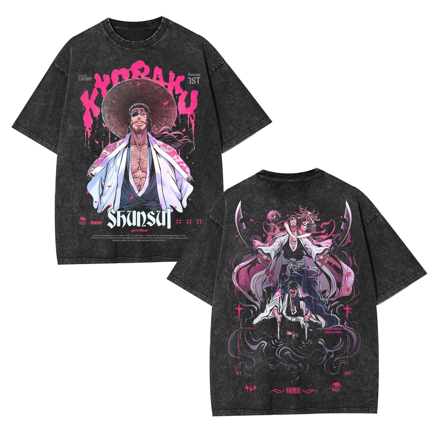 BLEACH OVERSIZED TEE-[DS]