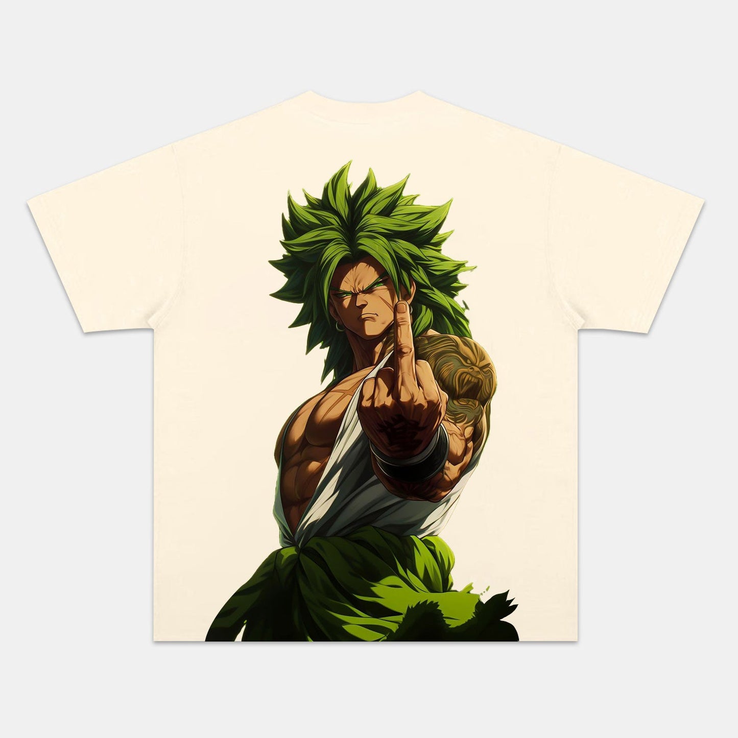 BROLY ANIME OVERSIZED TEE丨DRAGON BALL-[BACK]