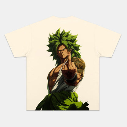 BROLY ANIME OVERSIZED TEE丨DRAGON BALL-[BACK]