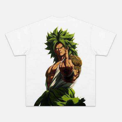 BROLY ANIME OVERSIZED TEE丨DRAGON BALL-[BACK]