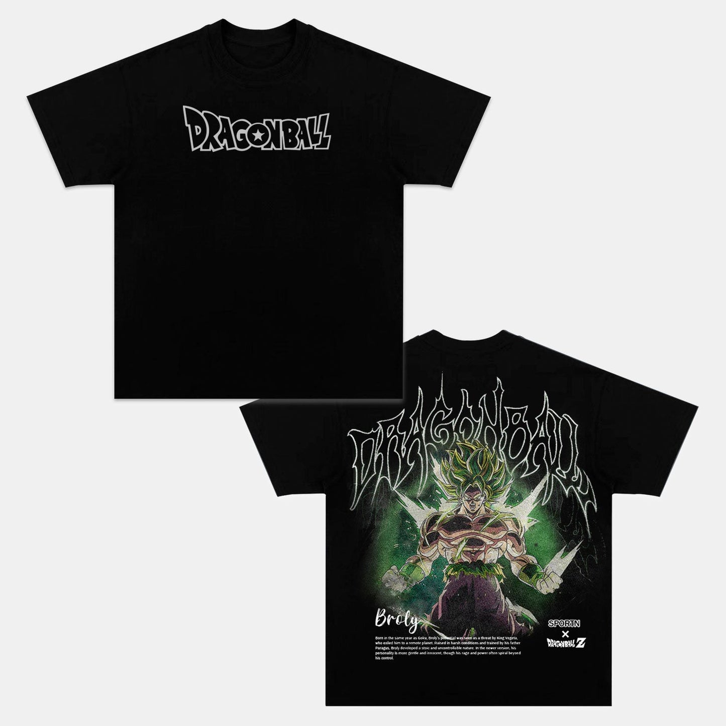 BROLY VINTAGE OVERSIZED TEE | DRAGON BALL Z-[DS]