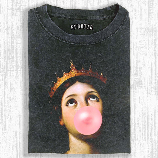 BUBBLEGUM GIRL WITH A CROWN TEE