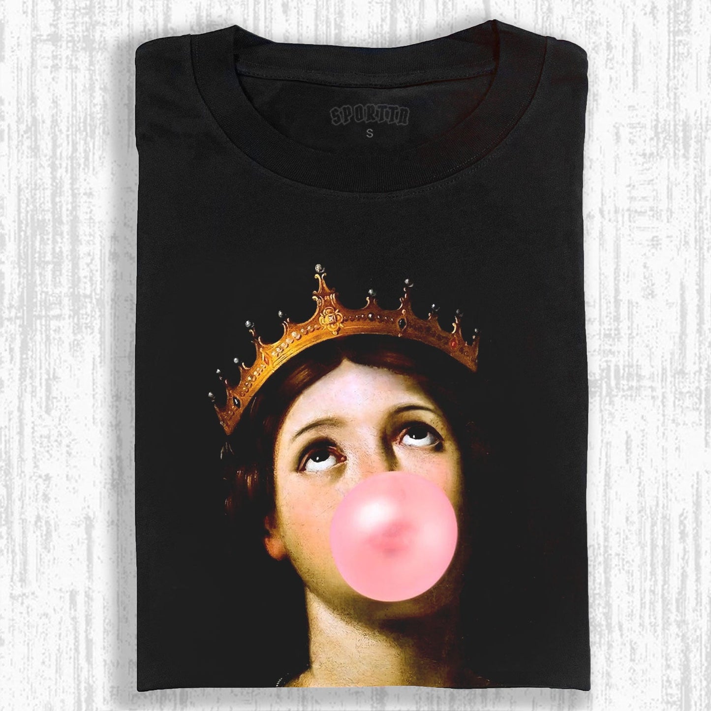 BUBBLEGUM GIRL WITH A CROWN TEE