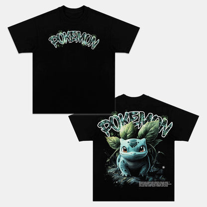 BULBASAUR VINTAGE OVERSIZED TEE丨POKÉMON-[DS]