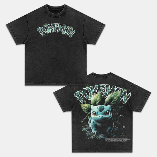 BULBASAUR VINTAGE OVERSIZED TEE丨POKÉMON-[DS]