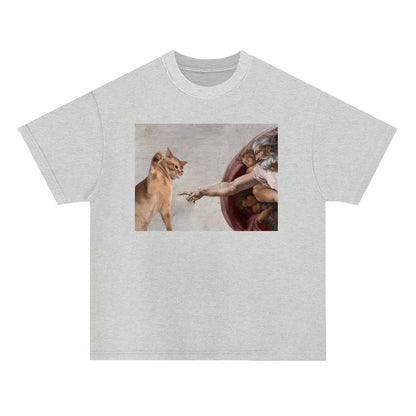 CAT - VERSION 'THE CREATION OF ADAM V3 T-SHIRT