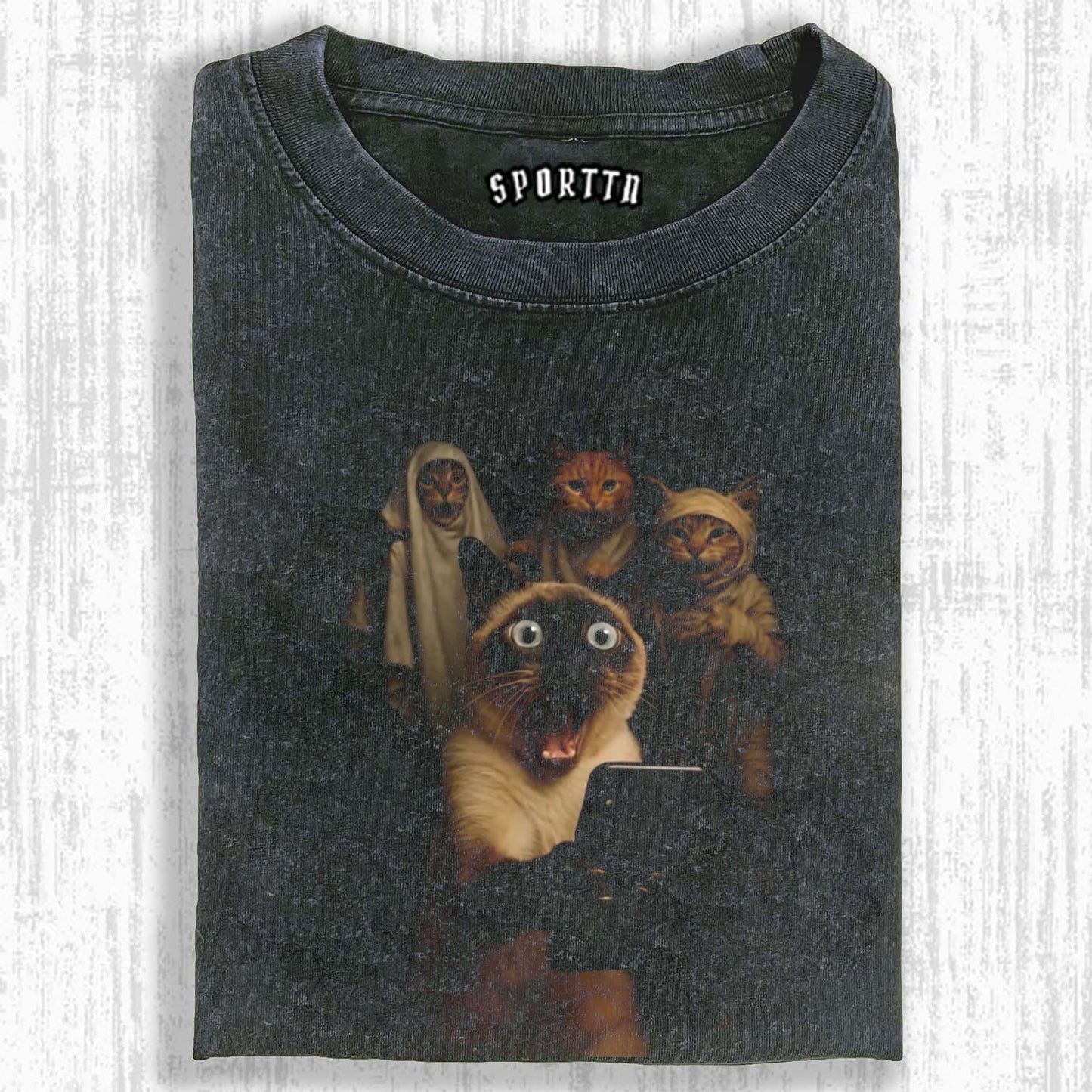 CAT'S THRILLER PARTY SELFIE TEE 