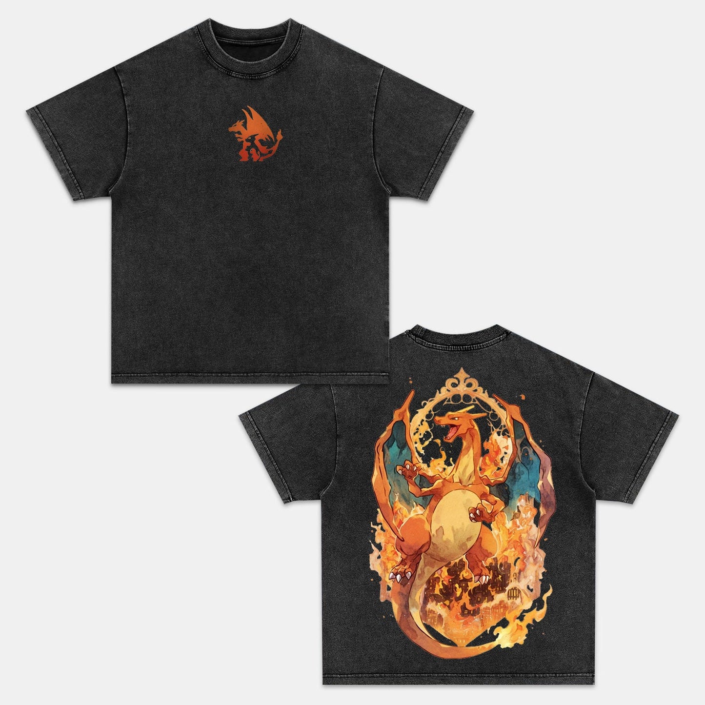 CHARIZARD VINTAGE TEE丨POKÉMON-[DS]