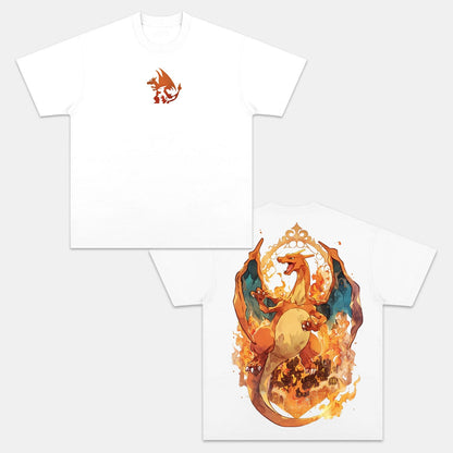 CHARIZARD VINTAGE TEE丨POKÉMON-[DS]