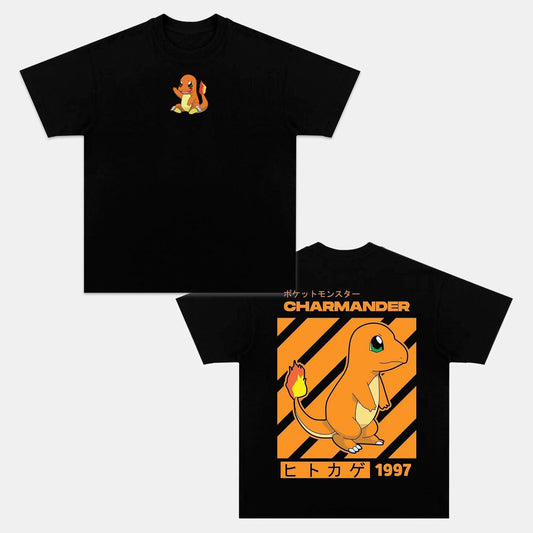 CHARIZARD UNISEX ANIME INSPIRED VINTAGE T-SHIRT丨POKÉMON-[DS]