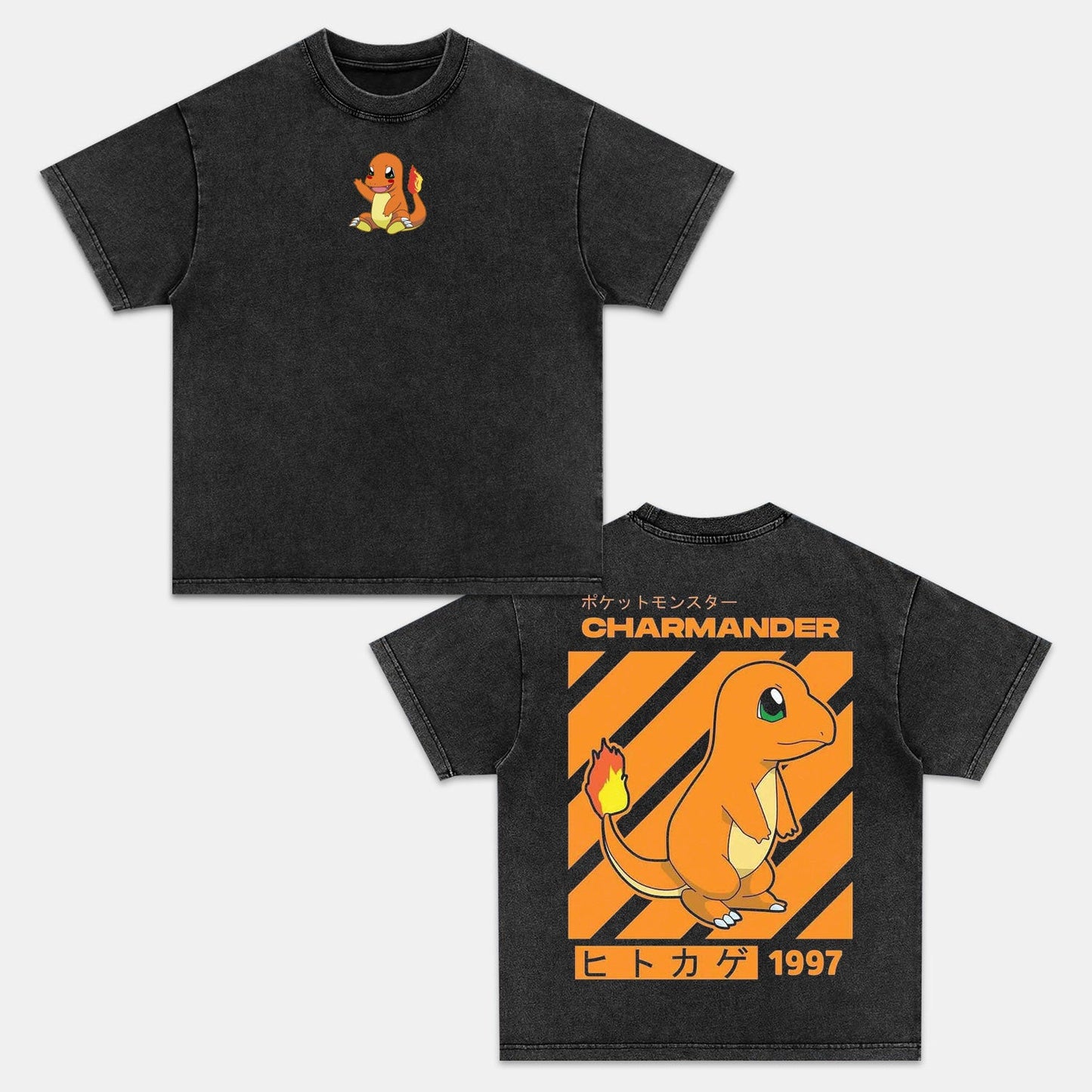 CHARIZARD UNISEX ANIME INSPIRED VINTAGE T-SHIRT丨POKÉMON-[DS]