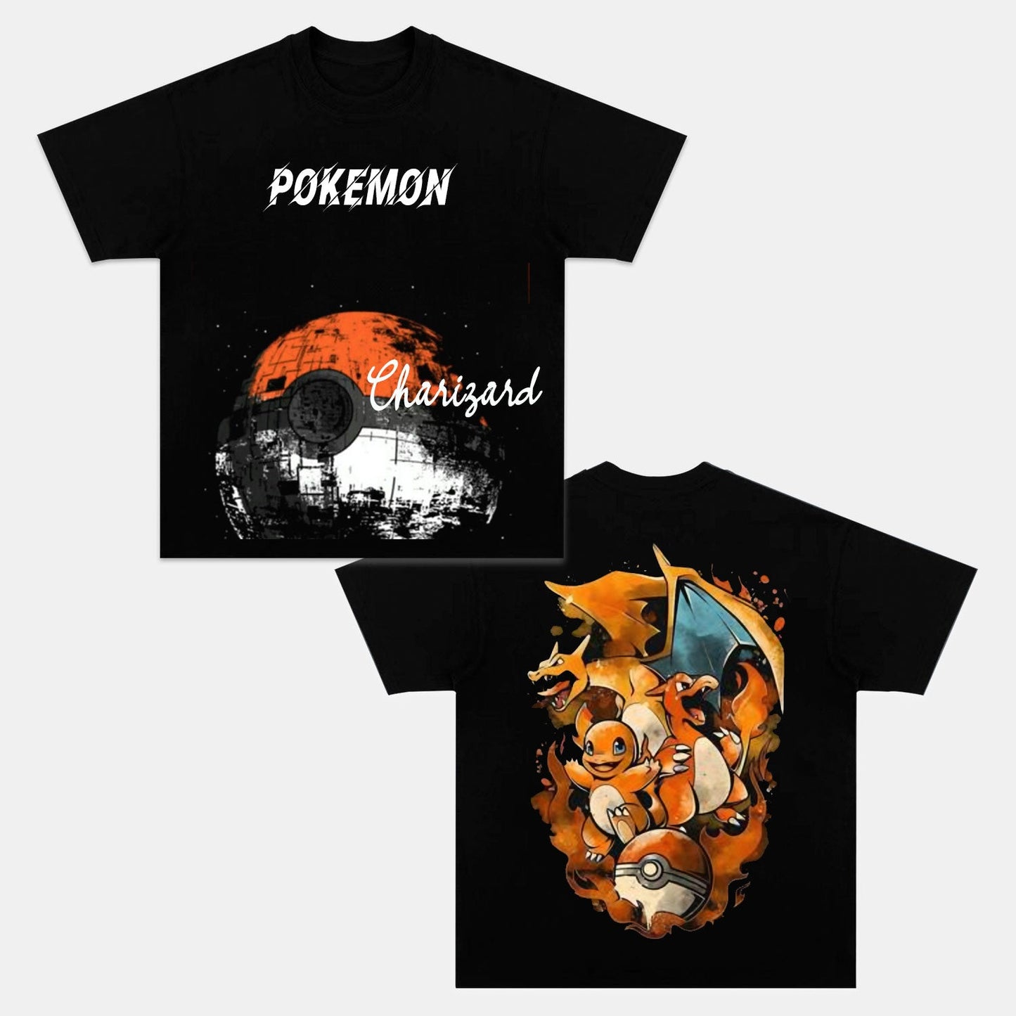 CHARIZARD UNISEX ANIME INSPIRED VINTAGE T-SHIRT丨POKÉMON-[DS]