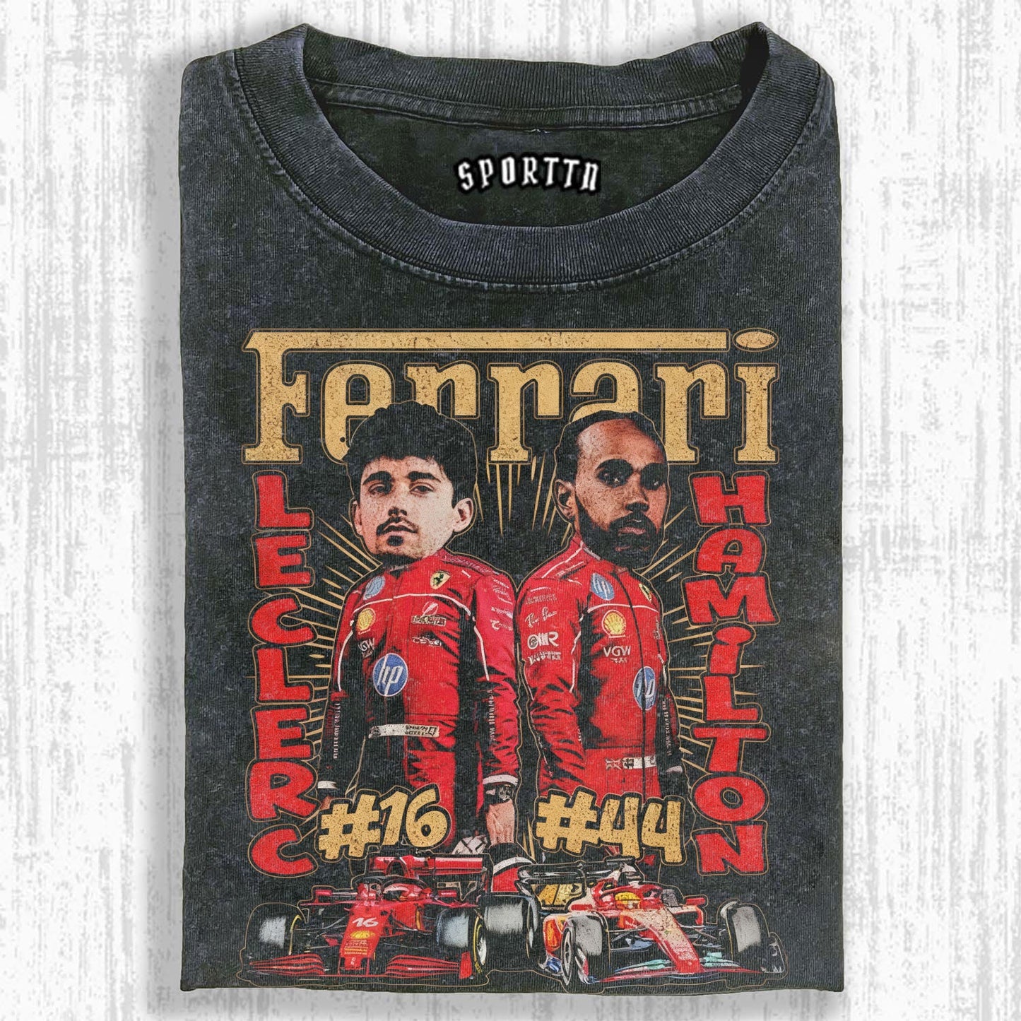 CHARLES LECLERC &amp; LEWIS HAMILTON TEE