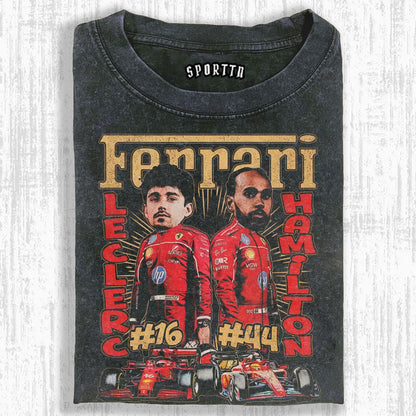CHARLES LECLERC &amp; LEWIS HAMILTON TEE