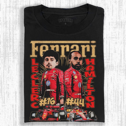 CHARLES LECLERC &amp; LEWIS HAMILTON TEE