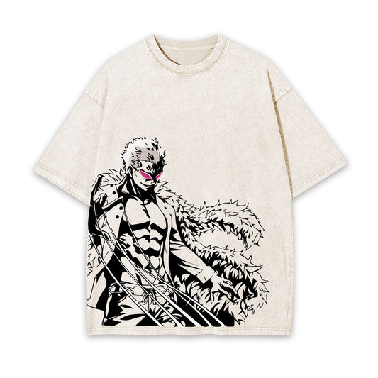 DOFLAMINGO ANIME INSPIRED VINTAGE TEE丨ONE PIECE-[FRONT]