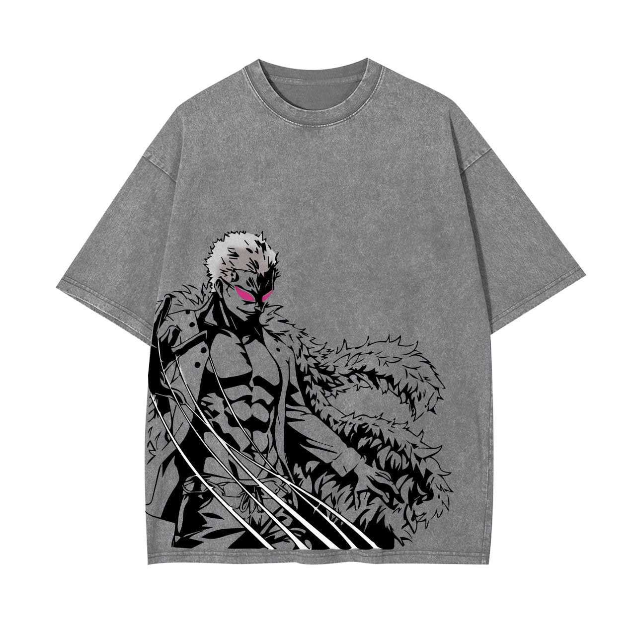 DOFLAMINGO ANIME INSPIRED VINTAGE TEE丨ONE PIECE-[FRONT]
