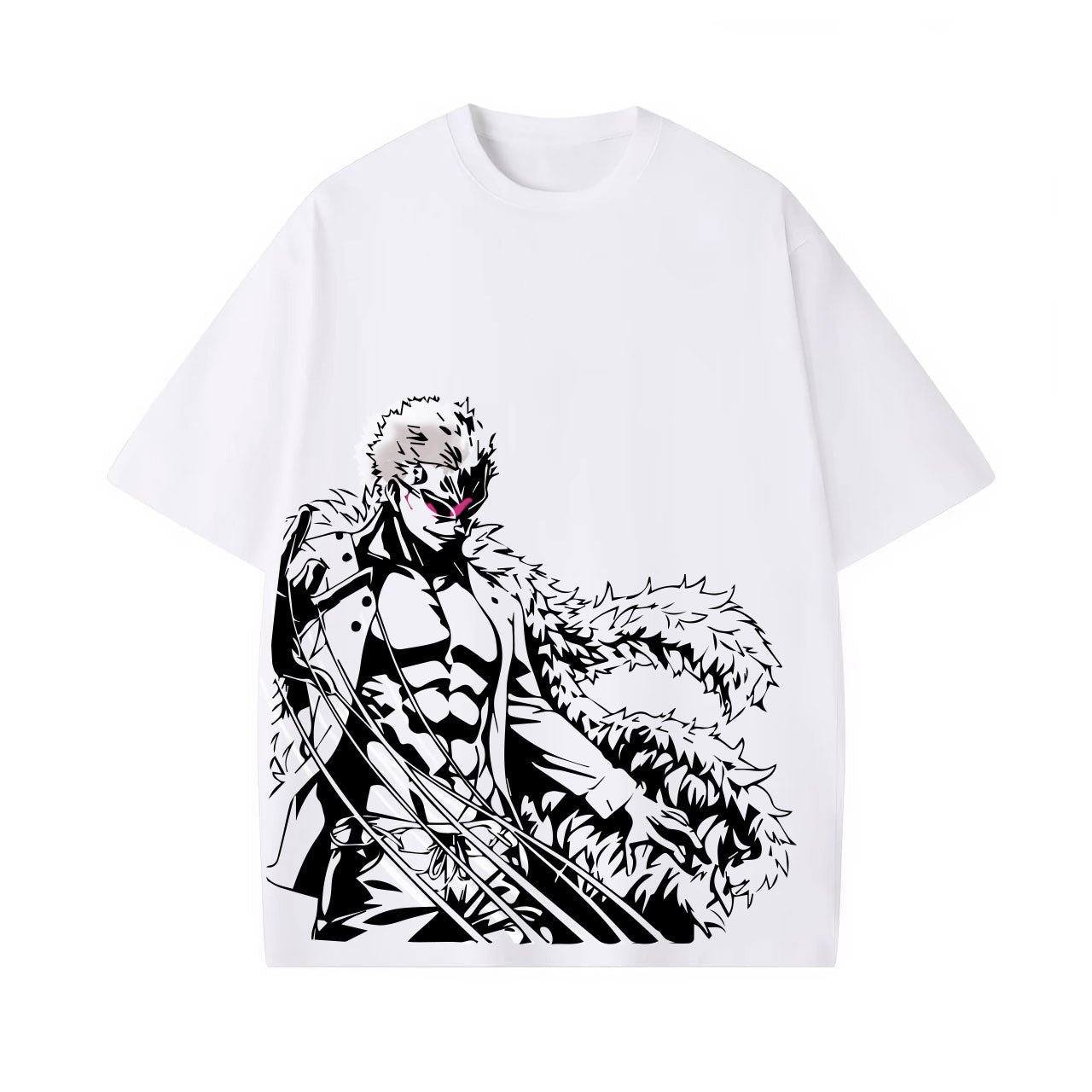 DOFLAMINGO ANIME INSPIRED VINTAGE TEE丨ONE PIECE-[FRONT]