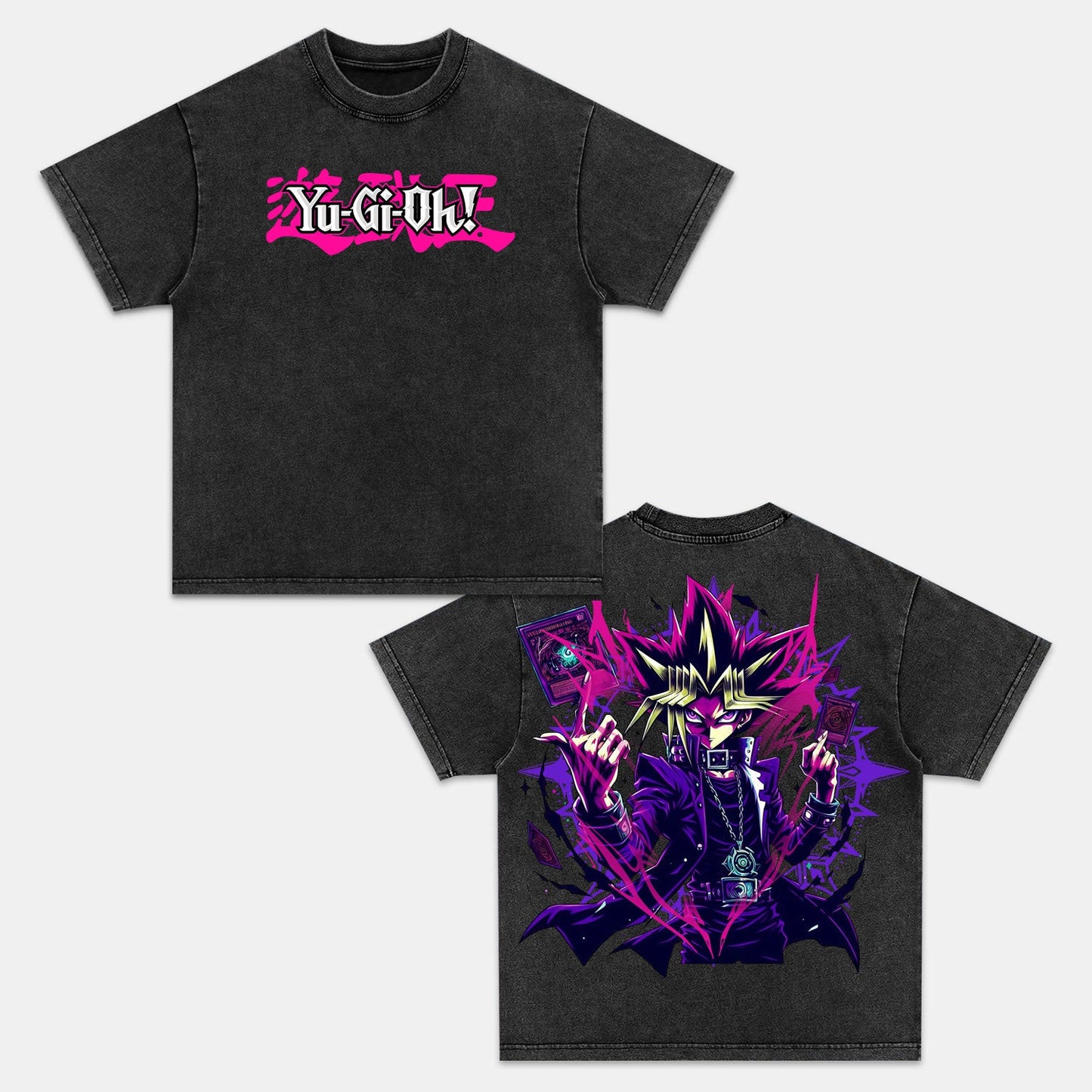 UNISEX ANIME INSPIRED VINTAGE TEE丨YU-GI-OH! -[DS]