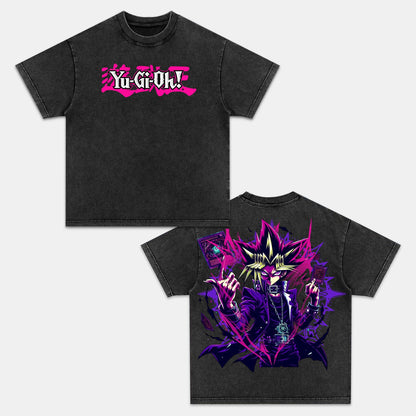 UNISEX ANIME INSPIRED VINTAGE TEE丨YU-GI-OH! -[DS]