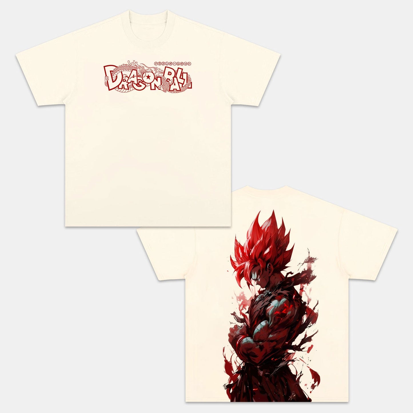 UNISEX ANIME INSPIRED VINTAGE TEE丨DRAGON BALL-[DS]