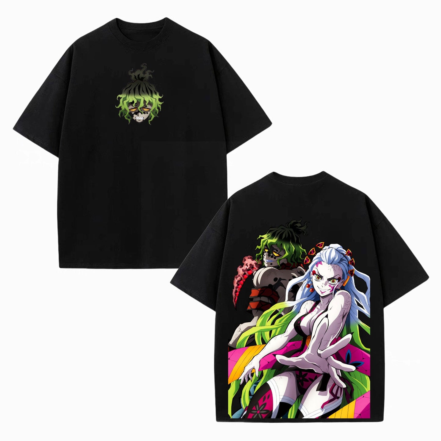 DAKI GYUTARO DEMON SLAYER ANIME UNISEX WASHED T-SHIRT -[DS]