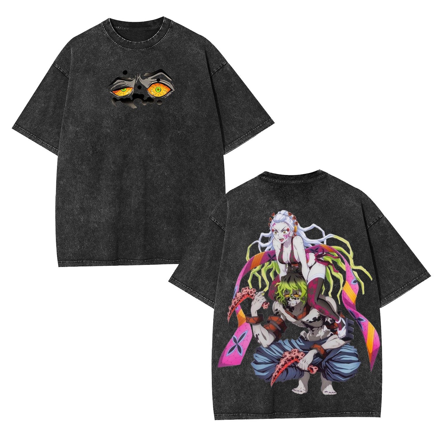 DAKI GYUTARO DEMON SLAYER ANIME UNISEX WASHED T-SHIRT -[DS]