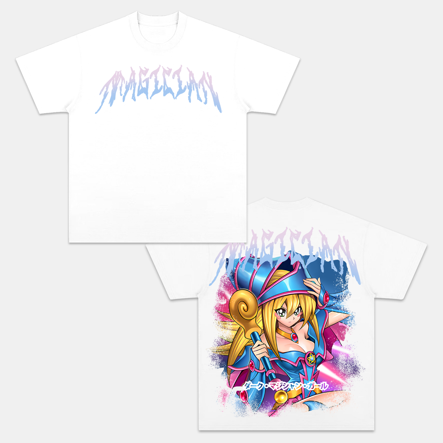 DARK MAGICIAN GIRL UNISEX ANIME INSPIRED VINTAGE T-SHIRT丨YU-GI-OH! 7.8-[DS]