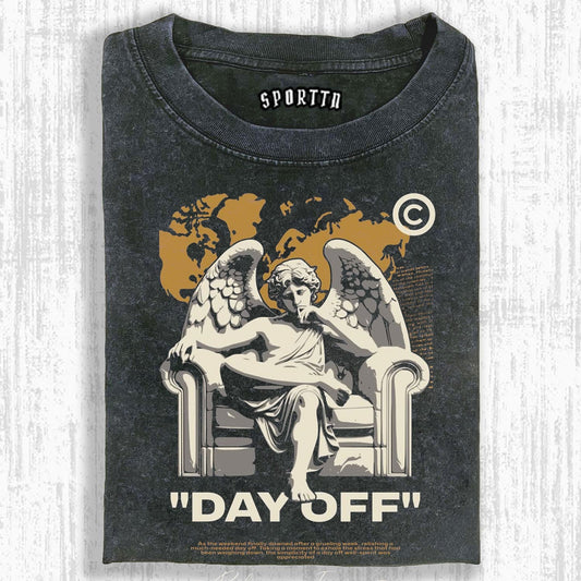 DAY OFF ANGEL - THEMED T-SHIRT