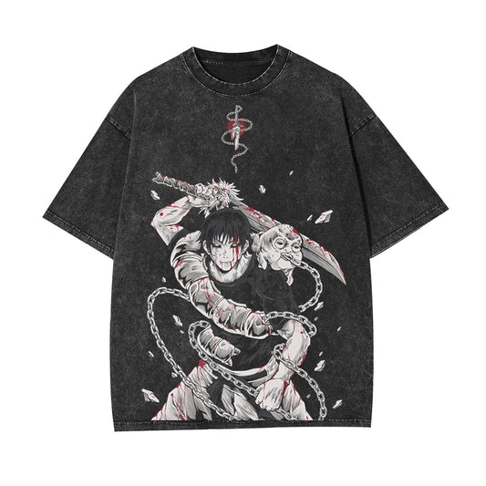 DIVINE BORDER TOJI – OVERSIZE T-SHIRT-[FRONT]