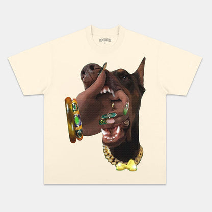 DOBERMAN &amp; NAIL ART TEE