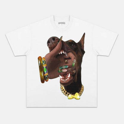 DOBERMAN &amp; NAIL ART TEE