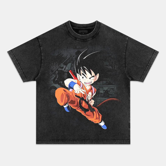 DRAGON BALL VINTAGE OVERSIZED TEE 6.27-[FRONT]