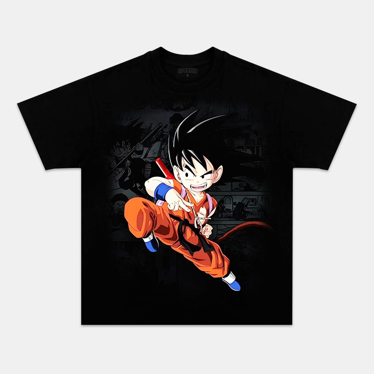 DRAGON BALL VINTAGE OVERSIZED TEE 6.27-[FRONT]