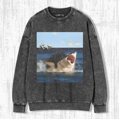 FAT CAT VS. SHARK T-SHIRT