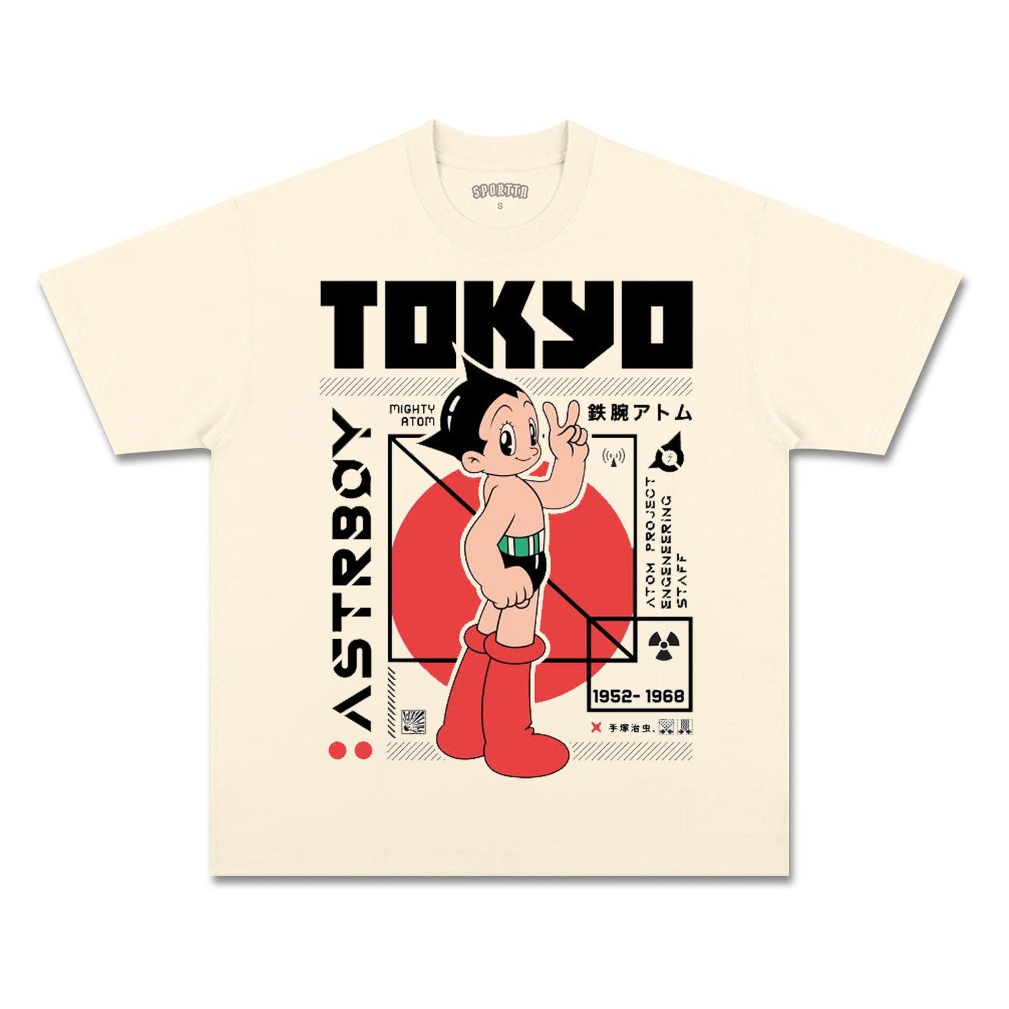 UNISEX ANIME INSPIRED VINTAGE TEE丨ASTRO BOY-[FRONT]