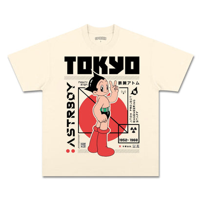 UNISEX ANIME INSPIRED VINTAGE TEE丨ASTRO BOY-[FRONT]