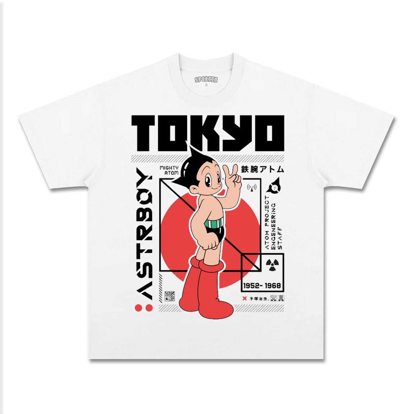 UNISEX ANIME INSPIRED VINTAGE TEE丨ASTRO BOY-[FRONT]