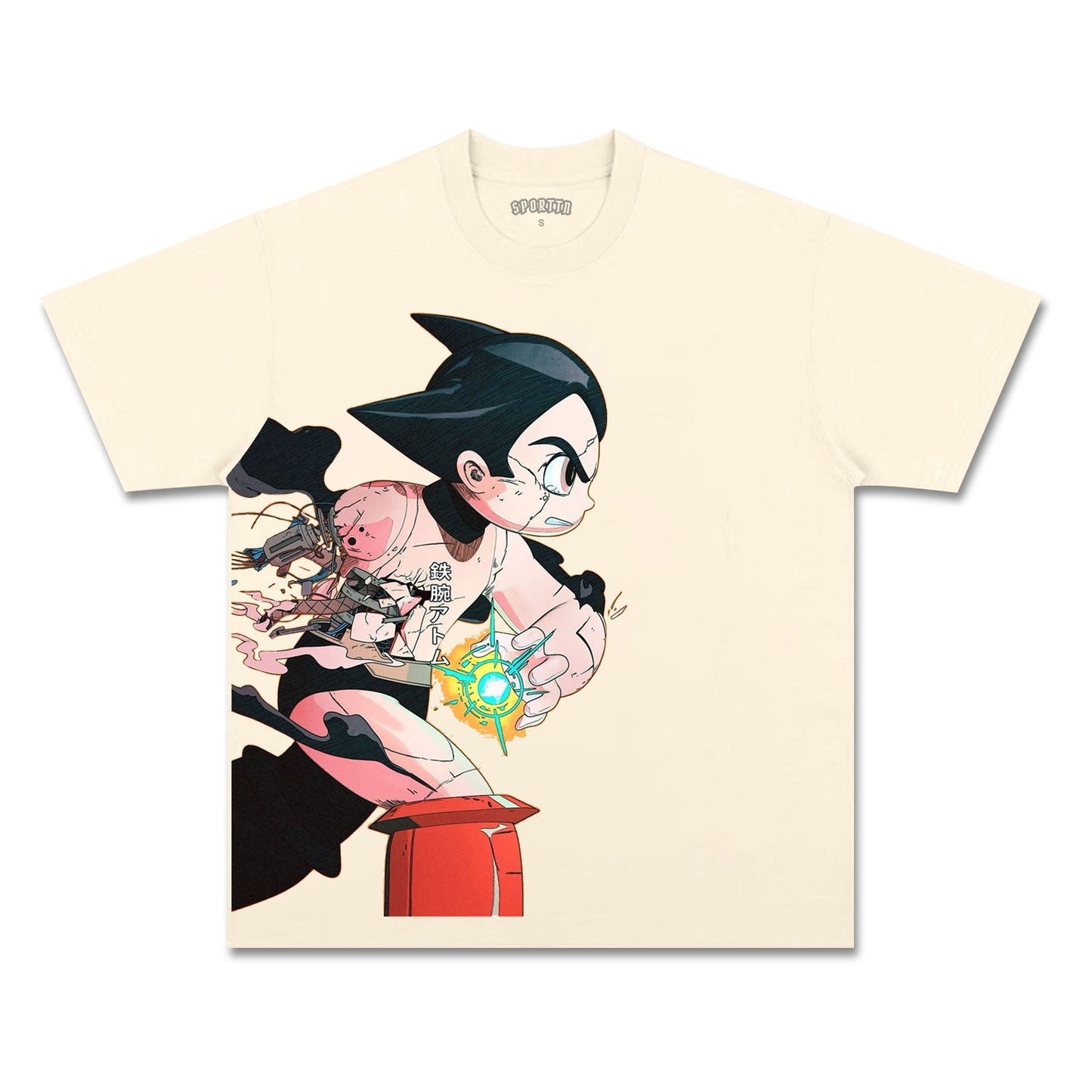 UNISEX ANIME INSPIRED VINTAGE TEE丨ASTRO BOY-[FRONT]