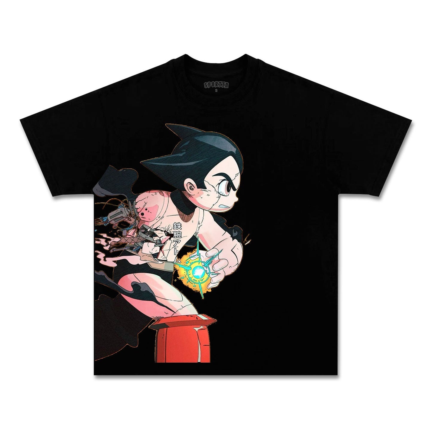 UNISEX ANIME INSPIRED VINTAGE TEE丨ASTRO BOY-[FRONT]